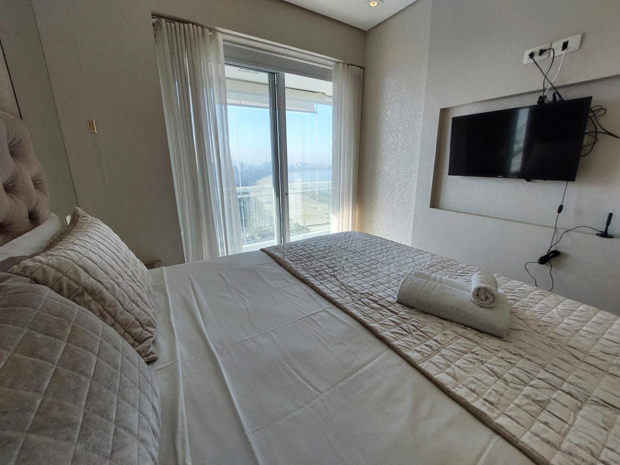 Book Santos - Unlimited 3202 - 2 Quartos Alto Padrao Vista Mar Екстериор снимка