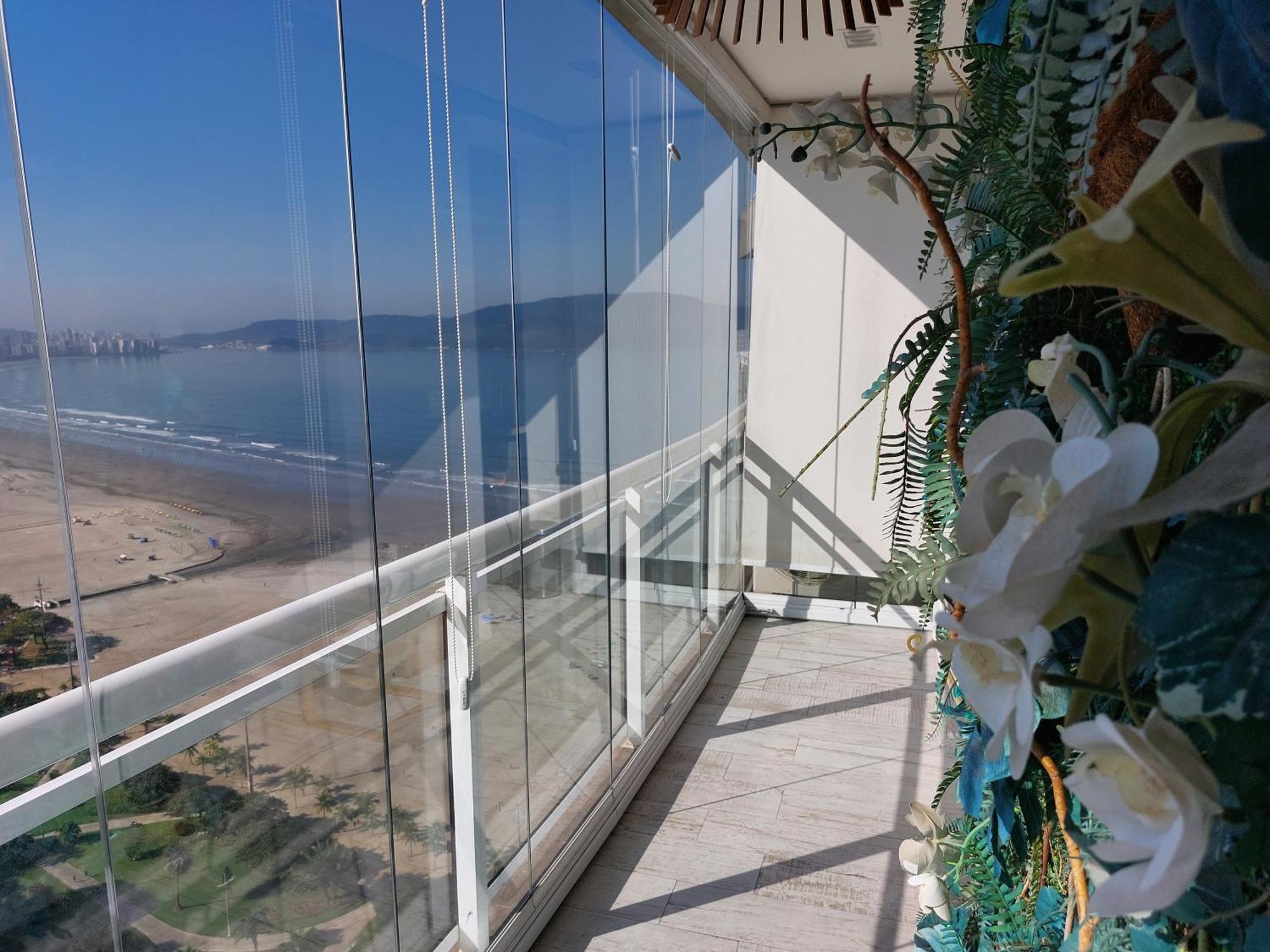 Book Santos - Unlimited 3202 - 2 Quartos Alto Padrao Vista Mar Екстериор снимка