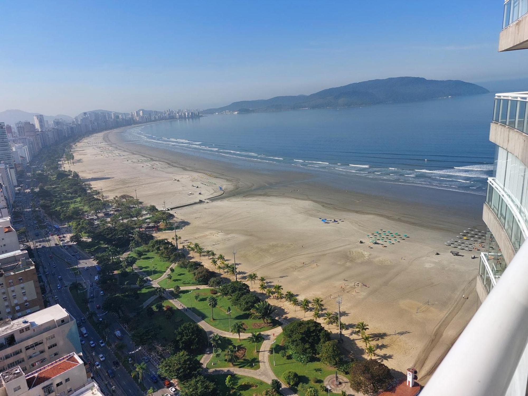 Book Santos - Unlimited 3202 - 2 Quartos Alto Padrao Vista Mar Екстериор снимка