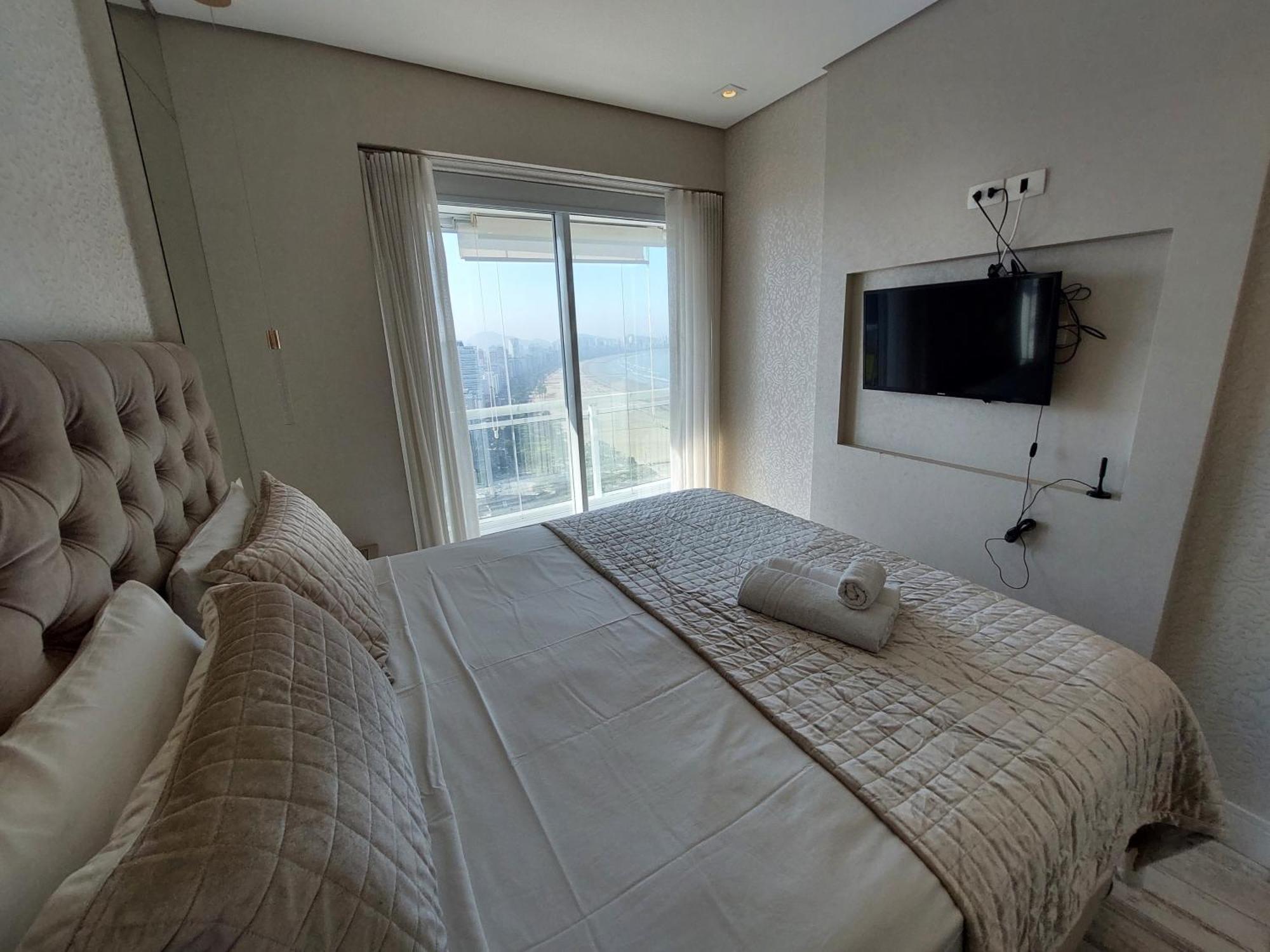 Book Santos - Unlimited 3202 - 2 Quartos Alto Padrao Vista Mar Екстериор снимка