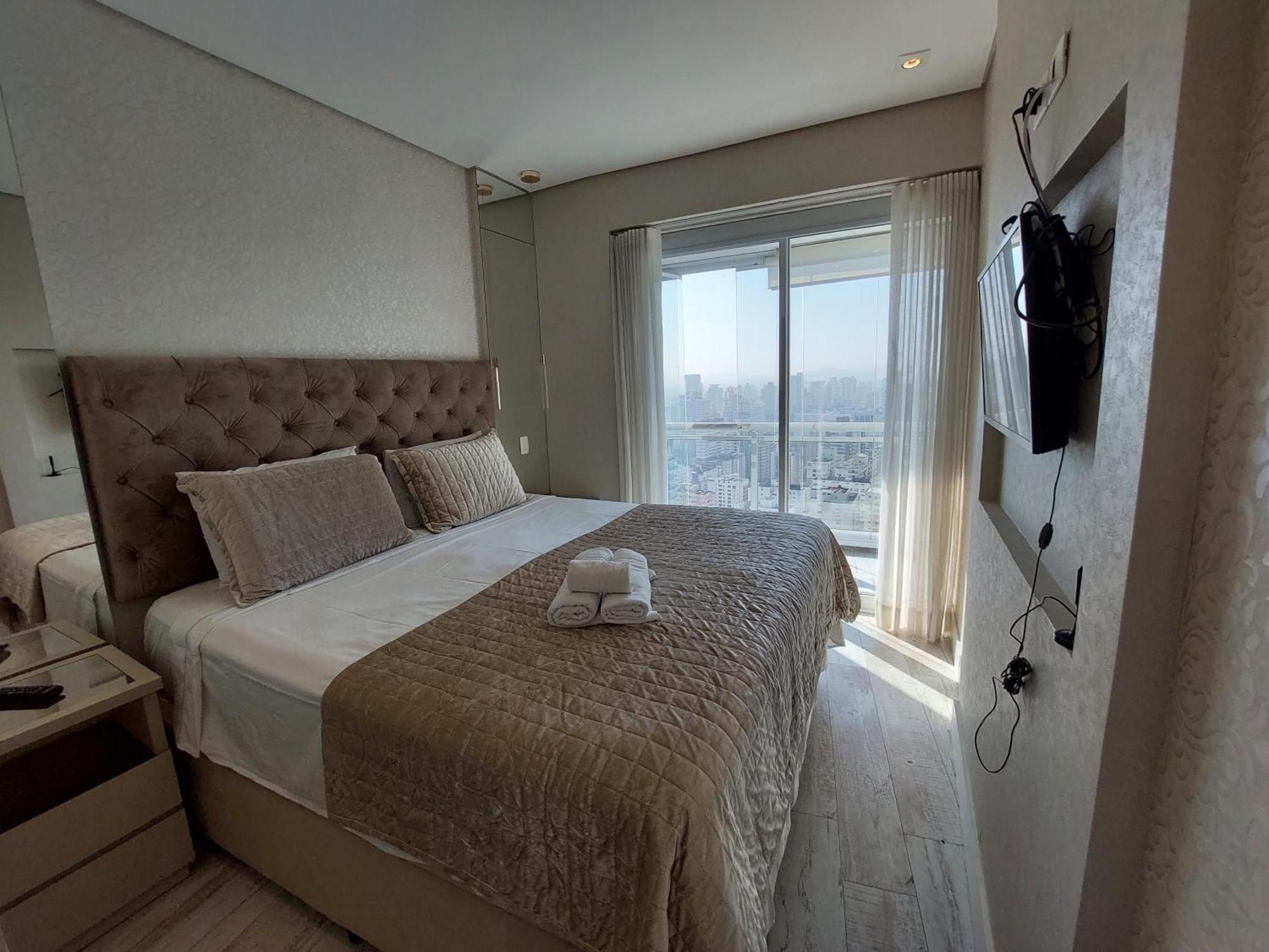 Book Santos - Unlimited 3202 - 2 Quartos Alto Padrao Vista Mar Екстериор снимка
